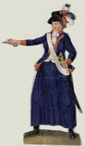 Détail d’une gouache de Lesueur, vers 1793-1795 (Musée Carnavalet).