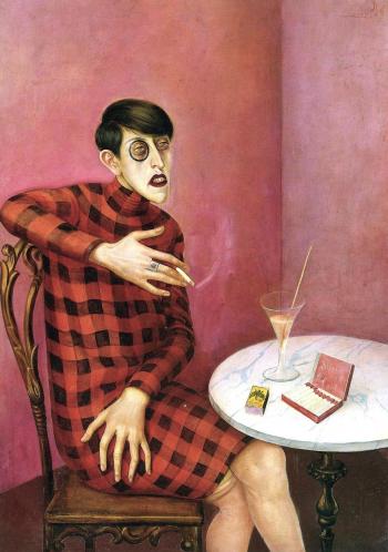 Portrait de la journaliste Sylvia von Harden, 1927, Otto Dix