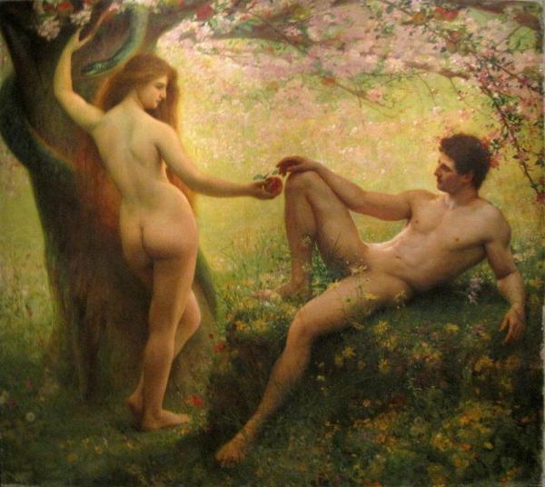 Adam et Eve - Gustave Courtois - Musée de Besançon