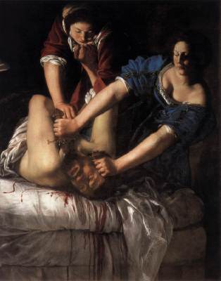 Artemisia Gentileschi Judith décapitant Holopherne (1611)